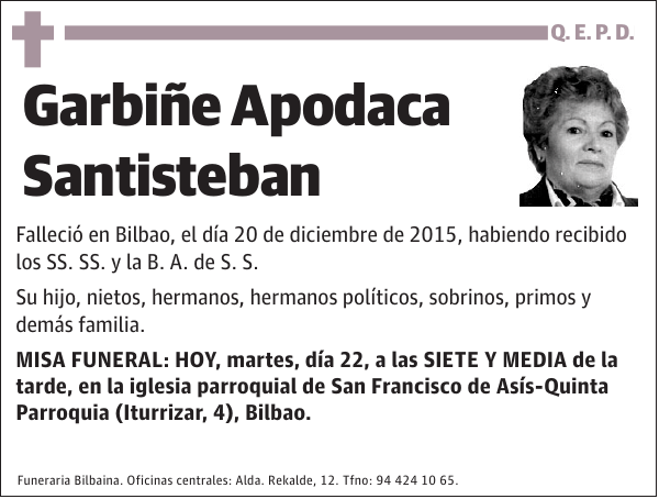 GarbiÃ±e Apodaca Santisteban