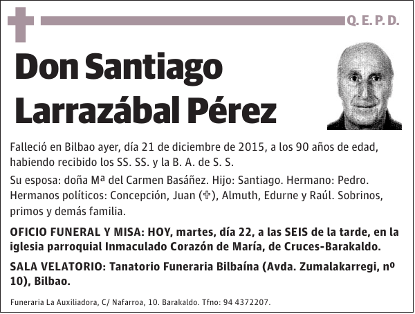 Santiago LarrazÃ¡bal PÃ©rez