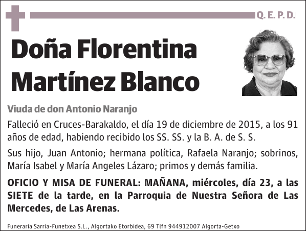 Florentina MartÃ­nez Blanco