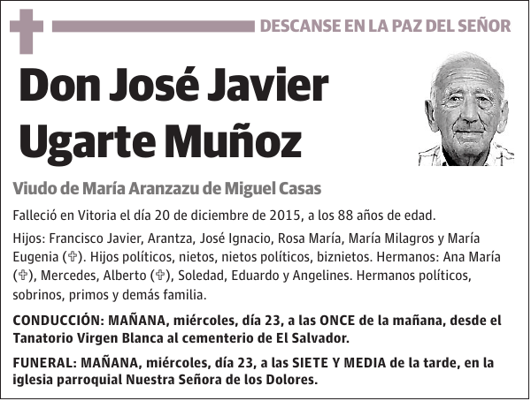 JosÃ© Javier Ugarte MuÃ±oz