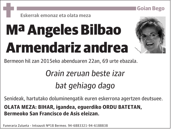 MÂª Angeles Bilbao Armendariz