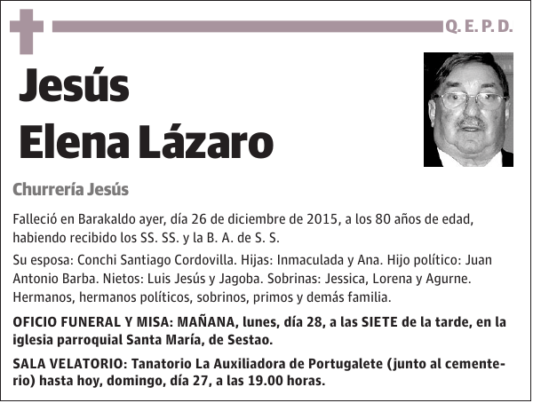 JesÃºs Elena LÃ¡zaro