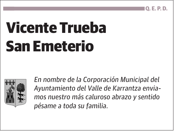 Vicente Trueba San Emeterio