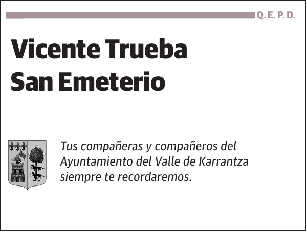 Vicente Trueba San Emeterio