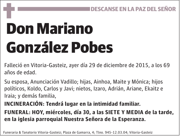 Mariano González Pobes