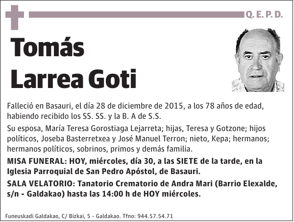 Tomás Larrea Goti