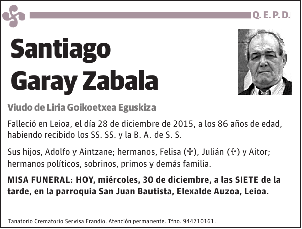 Santiago Garay Zabala