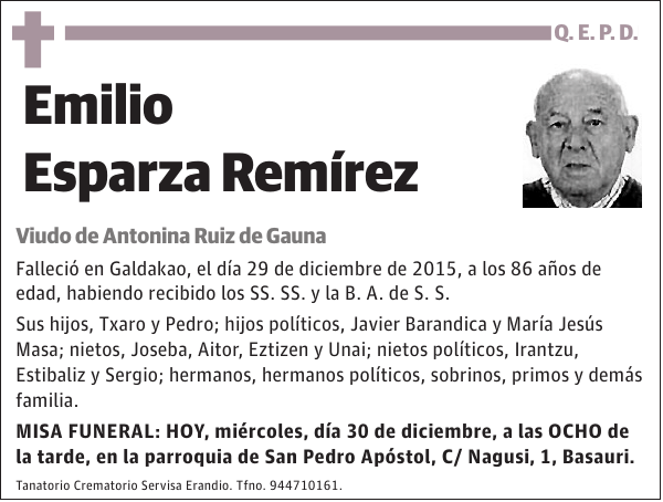 Emilio Esparza Remírez