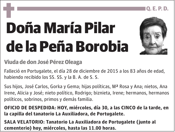 María Pilar de la Peña Borobia