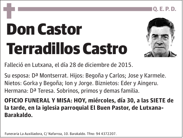 Castor Terradillos Castro