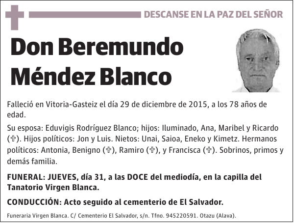 Beremundo Méndez Blanco