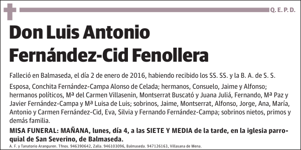 Luis Antonio Fernández-Cid Fenollera