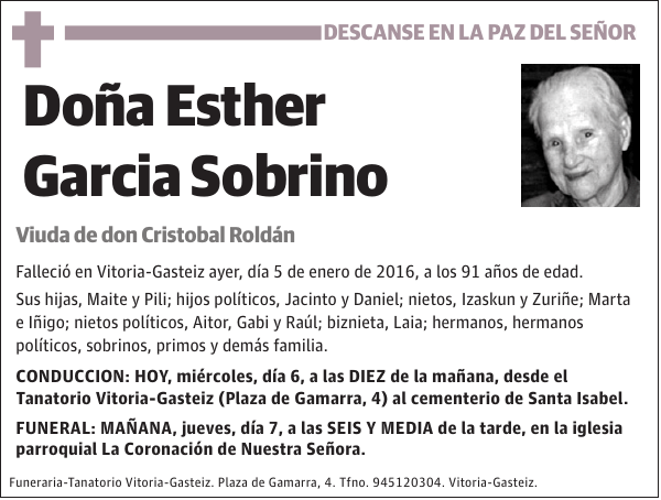 Esther Garcia Sobrino