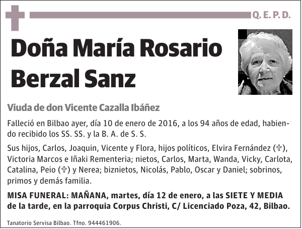 María Rosario Berzal Sanz