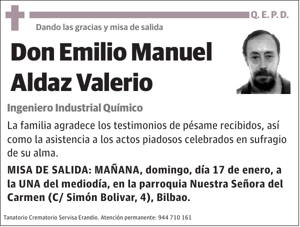 Emilio Manuel Aldaz Valerio