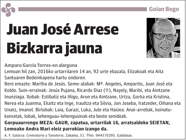 Juan José Arrese Bizkarra