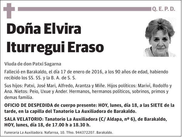 Elvira Iturregui Eraso