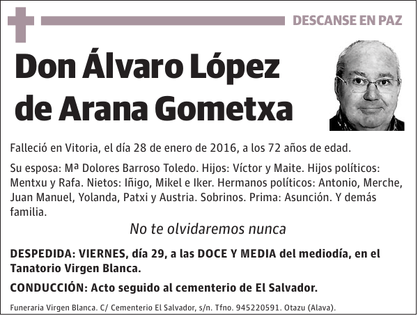 Álvaro López de Arana Gometxa