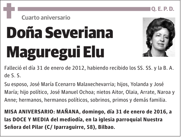 Severiana Maguregui Elu