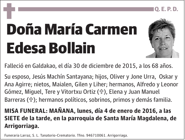 María Carmen Edesa Bollain