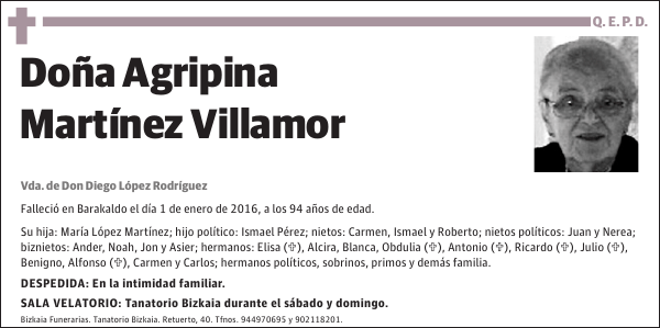 Agripina Martínez Villamor