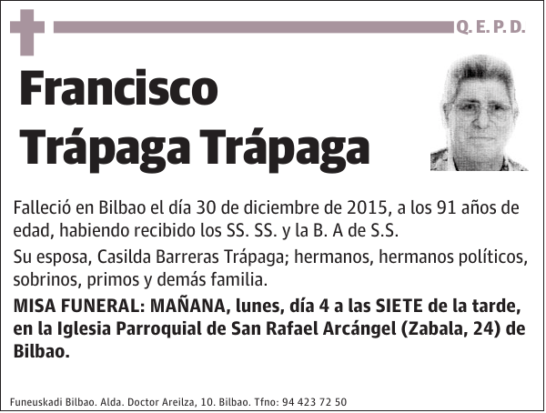 Francisco Trápaga Trápaga