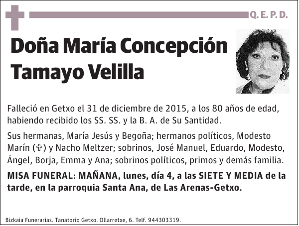 María Concepción Tamayo Velilla