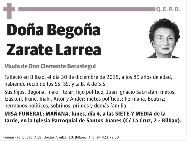 Begoña Zarate Larrea