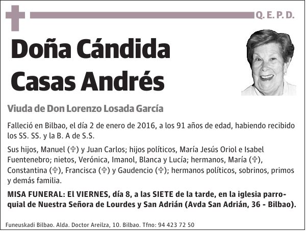 Cándida Casas Andrés