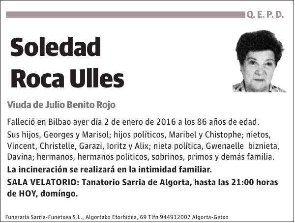 Soledad Roca Ulles