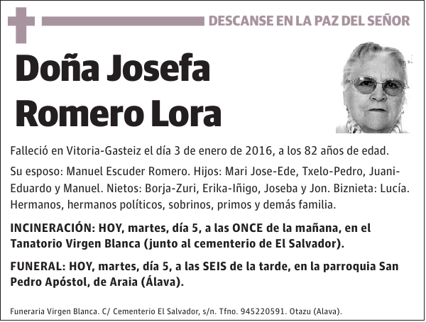 Josefa Romero Lora