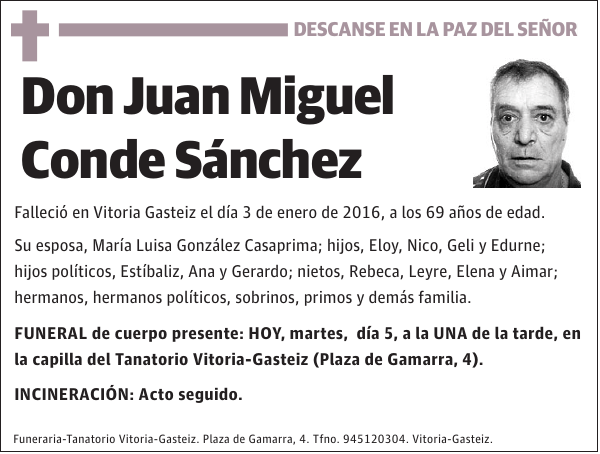 Juan Miguel Conde Sánchez