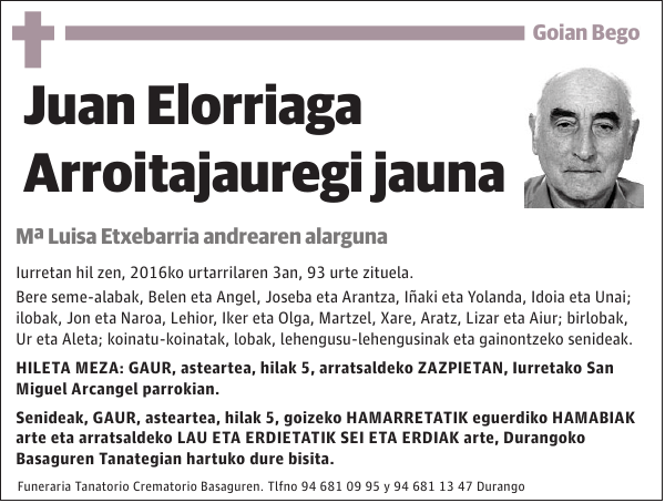 Juan Elorriaga Arroitajauregi