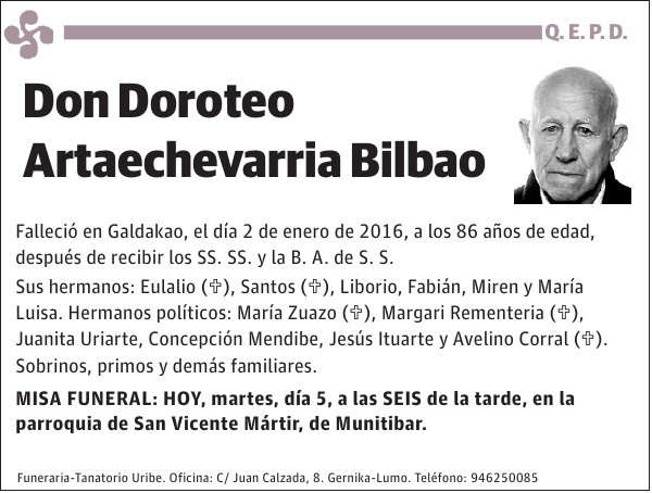 Doroteo Artaechevarria Bilbao