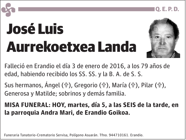 José Luis Aurrekoetxea Landa