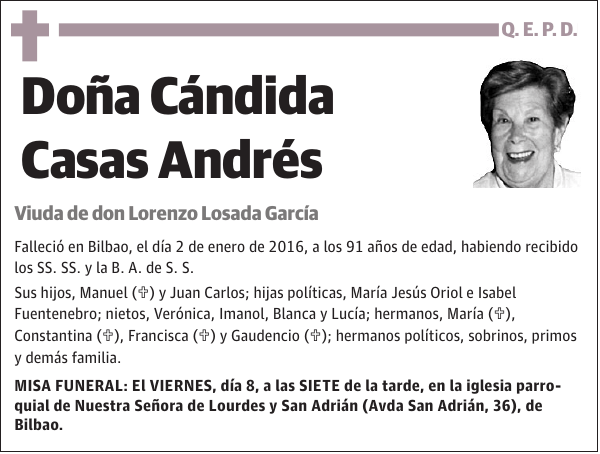 Cándida Casas Andrés