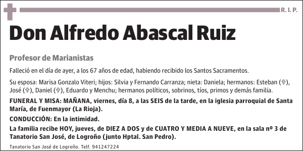 Alfredo Abascal Ruiz