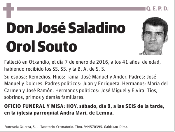 José Saladino Orol Souto