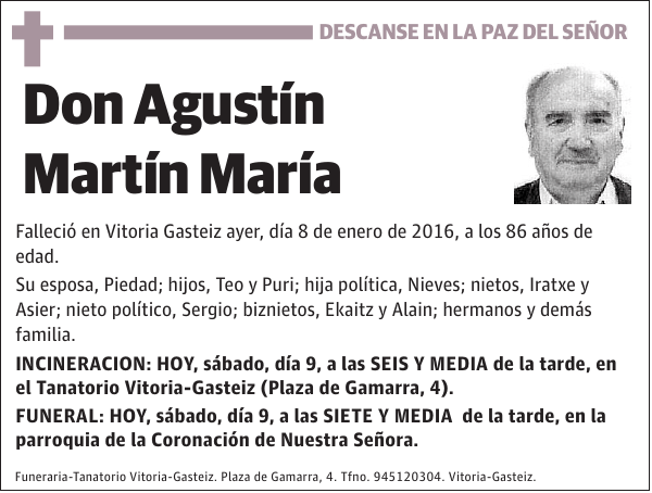 Agustín Martín María