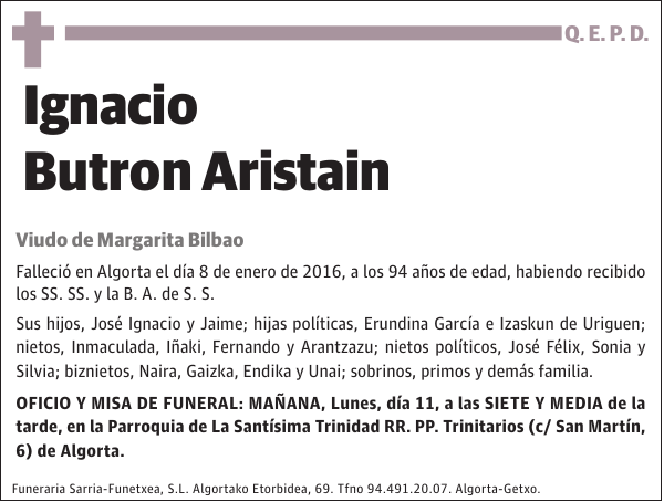 Ignacio Butron Aristain