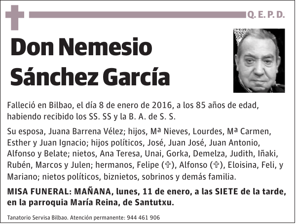 Nemesio Sánchez García