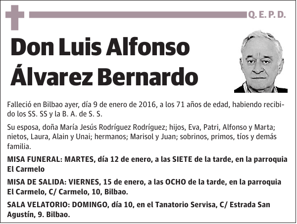 Luis Alfonso Álvarez Bernardo