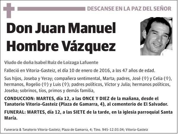 Juan Manuel Hombre Vázquez