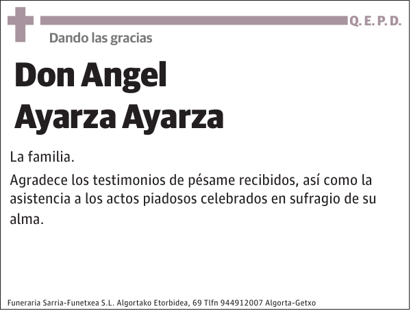 Angel Ayarza Ayarza