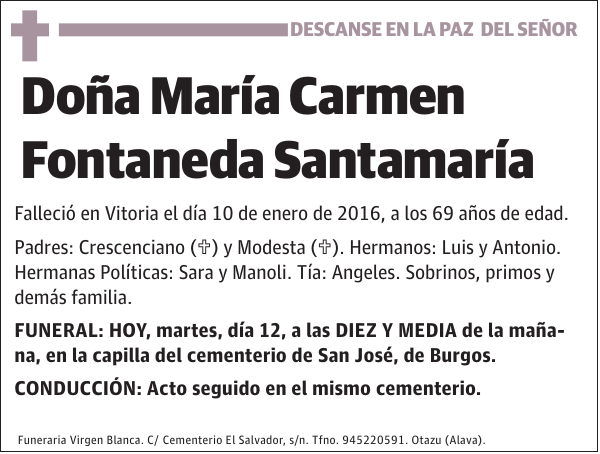 María Carmen Fontaneda Santamaría