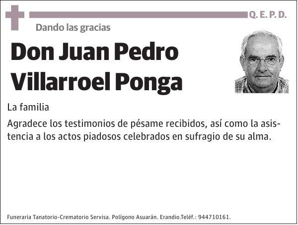 Juan Pedro Villarroel Ponga