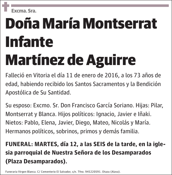 María Montserrat Infante Martínez de Aguirre