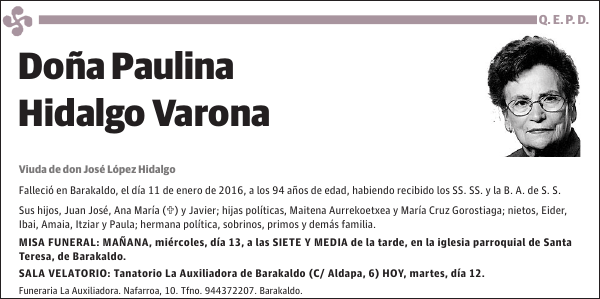 Paulina Hidalgo Varona