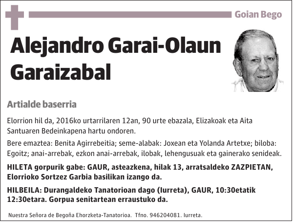 Alejandro Garai-Olaun Garaizabal