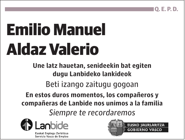 Emilio Manuel Aldaz Valerio